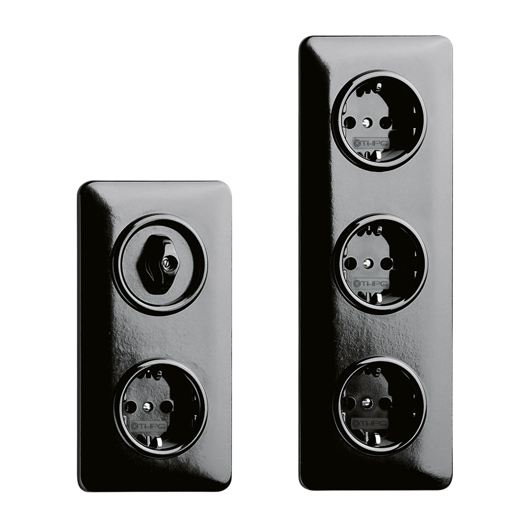 הרכבת מתג Bakelite® כפול