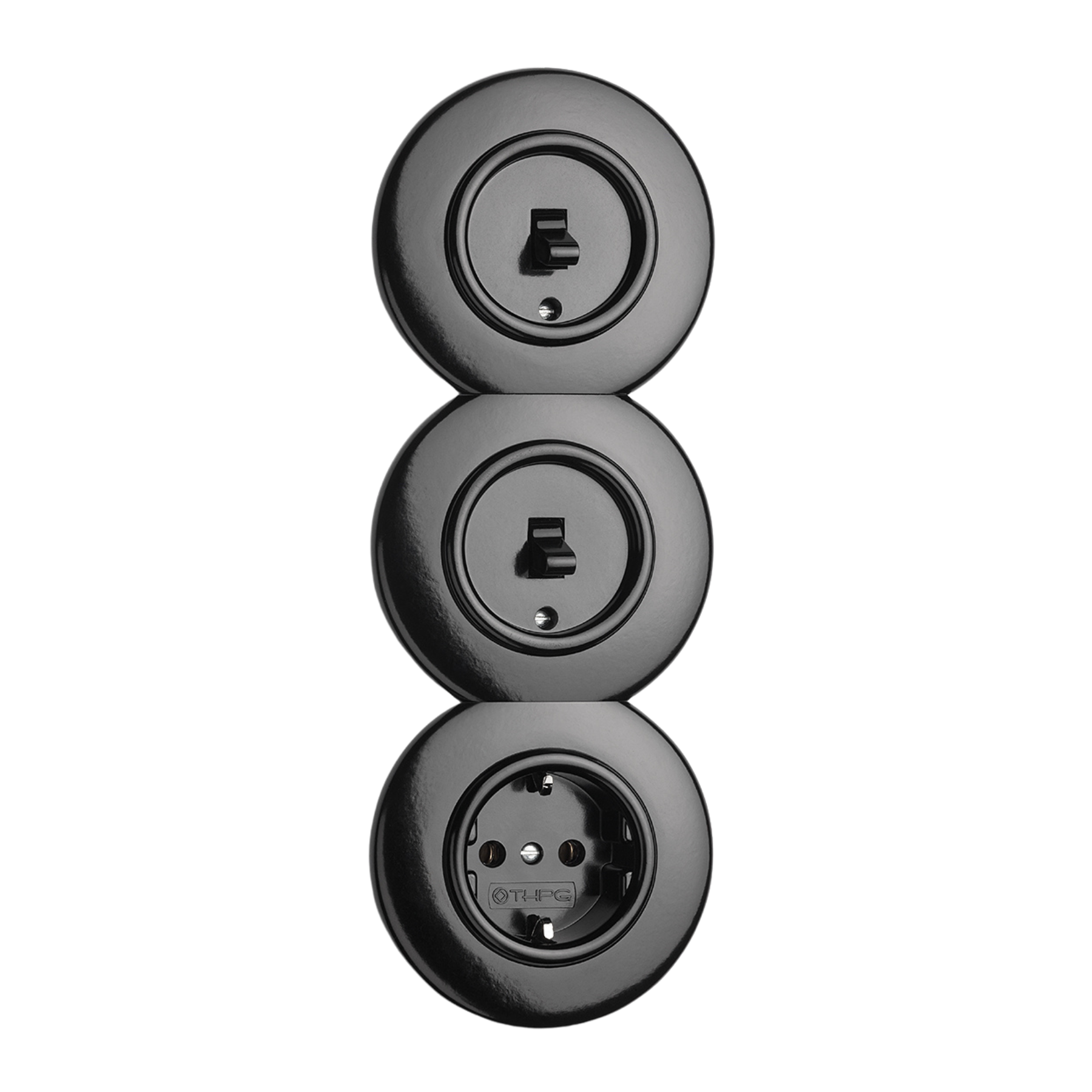 הרכבת מתג Bakelite® שלישייה